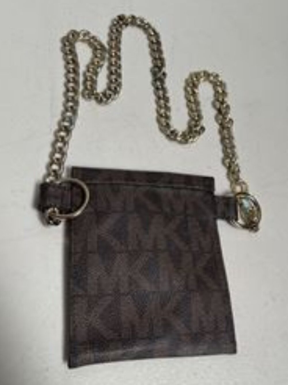 Michael Kors Signature Monogram Chain Belt Bag